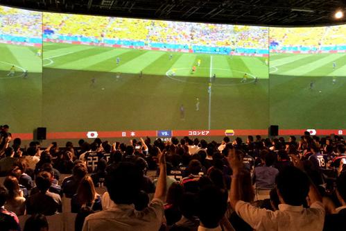 大阪パブリックビューイングワールドカップ、熱狂の舞台